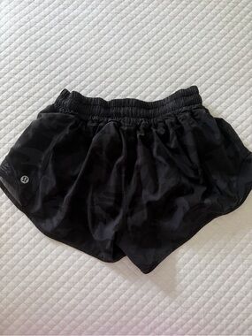 lululemon athletica Black Camo Athletic Shorts